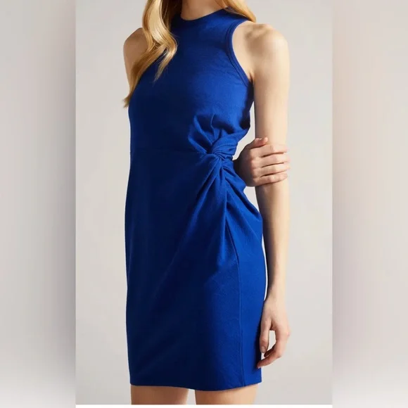 Ted Baker | Dresses | Nwt Ted Baker Livviaa Knot Front Jersey Dress In Dark Blue Size 6 | Poshmark Ted Baker | Dresses | Nwt Ted Baker Livviaa Knot Front Jersey Dress In Dark Blue Size 6 | Poshmark